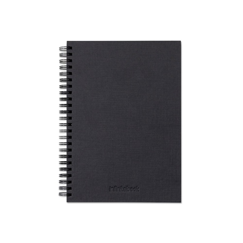 STARTER KIT INFINITEBOOK A5 PLANNER TEXTURE. Kit composto por “Infinitebook” com capa dura, 1 kit de limpeza, 1 marcador e 1 suporte para esferográfica
