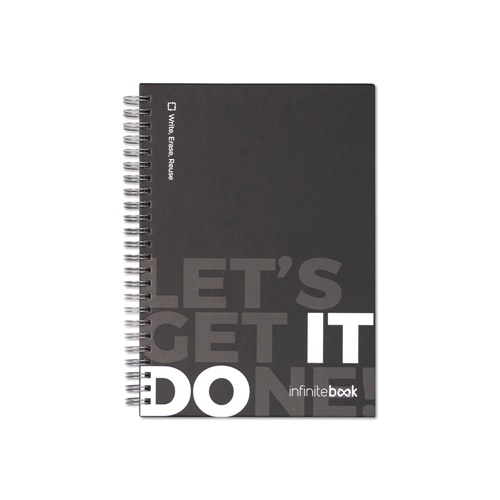 STARTER KIT INFINITEBOOK. Kit composto por “Infinitebook” com com capa dura, 1 kit de limpeza, 1 marcador e 1 suporte para esferográfica