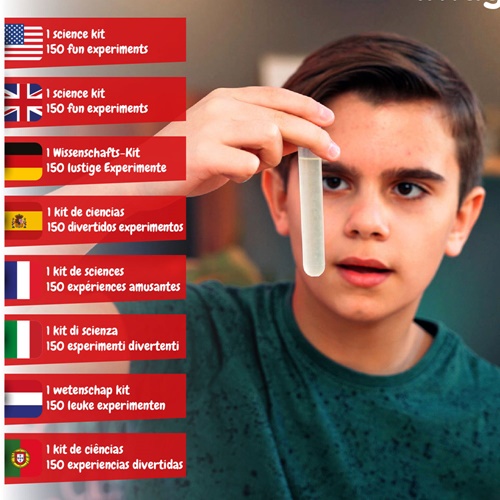 6 in 1 Super Science Kit I. Kit didático para crianças
