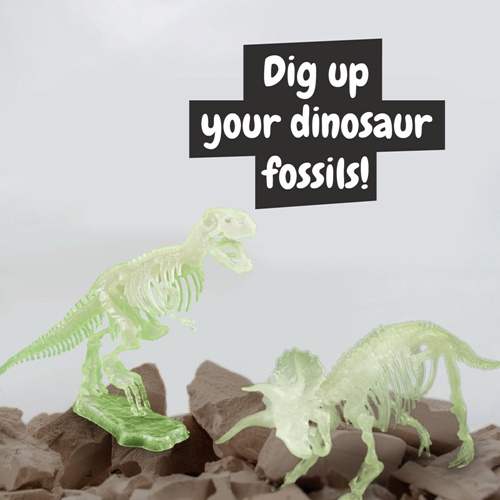 2 in 1 Fossil Excavation Kit I. Jogo didático para crianças