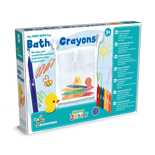 BATH CRAYONS. Brinquedo educativo para as crianças