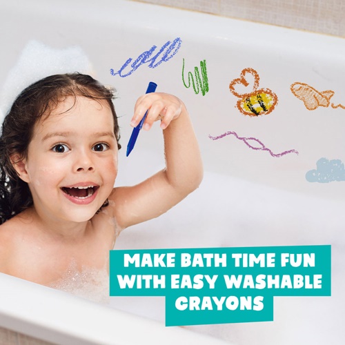 BATH CRAYONS. Brinquedo educativo para as crianças