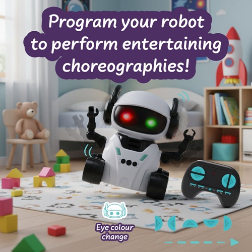 ROMI INTELLIGENT ROBOT. Brinquedo didático para crianças