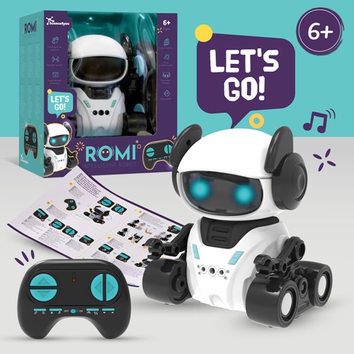 ROMI INTELLIGENT ROBOT. Brinquedo didático para crianças