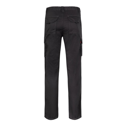 VL LUGH. Calças stretch multibolsos (240g/m²) em algodão (46%), EME (38%) e poliéster (16%)