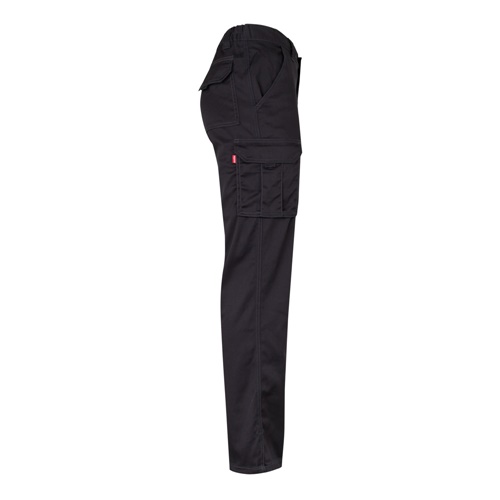 VL LUGH. Calças stretch multibolsos (240g/m²) em algodão (46%), EME (38%) e poliéster (16%)
