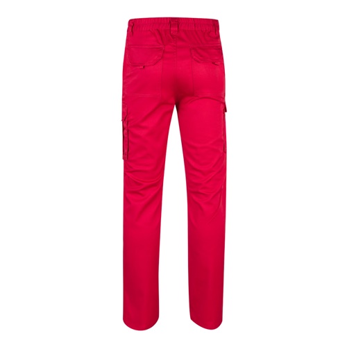 VL LUGH. Calças stretch multibolsos (240g/m²) em algodão (46%), EME (38%) e poliéster (16%)