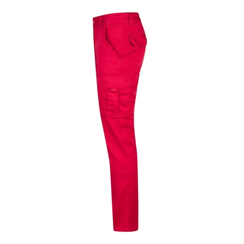 VL LUGH. Calças stretch multibolsos (240g/m²) em algodão (46%), EME (38%) e poliéster (16%)
