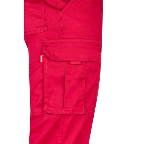 VL LUGH. Calças stretch multibolsos (240g/m²) em algodão (46%), EME (38%) e poliéster (16%)