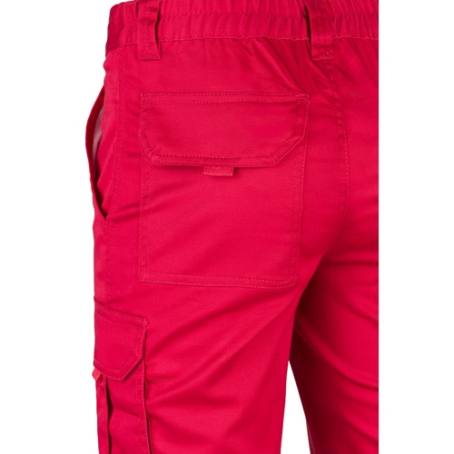 VL LUGH. Calças stretch multibolsos (240g/m²) em algodão (46%), EME (38%) e poliéster (16%)