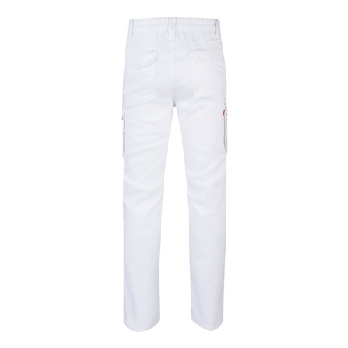 VL LUGH. Calças stretch multibolsos (240g/m²) em algodão (46%), EME (38%) e poliéster (16%)