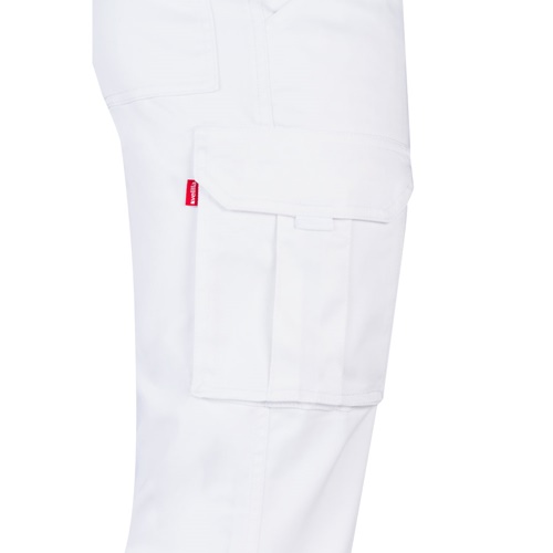VL LUGH. Calças stretch multibolsos (240g/m²) em algodão (46%), EME (38%) e poliéster (16%)