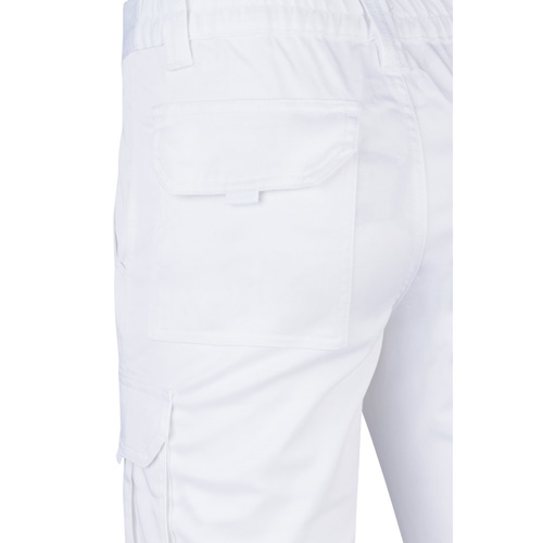 VL LUGH. Calças stretch multibolsos (240g/m²) em algodão (46%), EME (38%) e poliéster (16%)