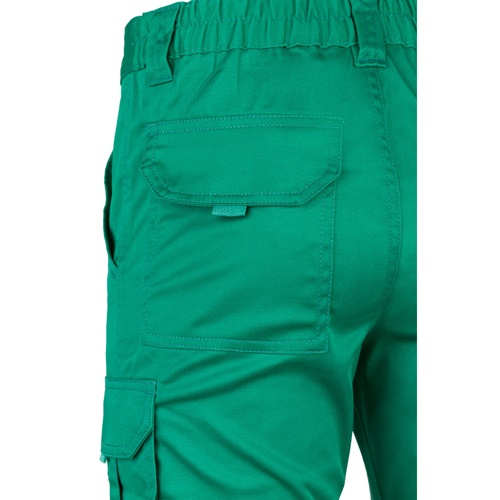VL LUGH. Calças stretch multibolsos (240g/m²) em algodão (46%), EME (38%) e poliéster (16%)