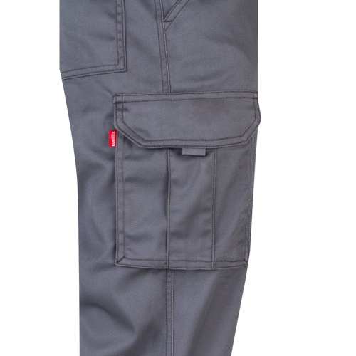 VL LUGH. Calças stretch multibolsos (240g/m²) em algodão (46%), EME (38%) e poliéster (16%)