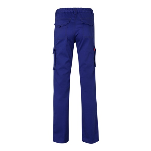 VL LUGH. Calças stretch multibolsos (240g/m²) em algodão (46%), EME (38%) e poliéster (16%)