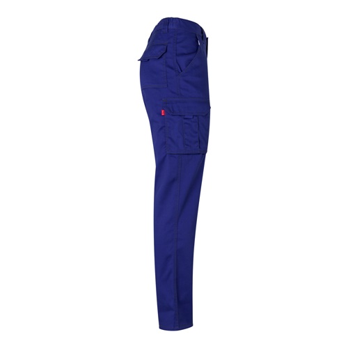 VL LUGH. Calças stretch multibolsos (240g/m²) em algodão (46%), EME (38%) e poliéster (16%)