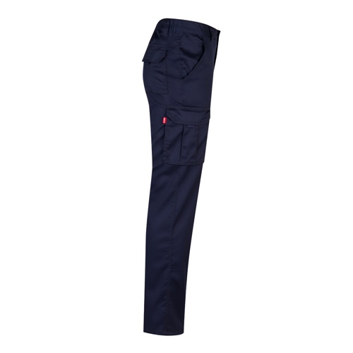 VL LUGH. Calças stretch multibolsos (240g/m²) em algodão (46%), EME (38%) e poliéster (16%)