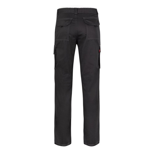 VL PAN. Calças stretch multibolsos (290g/m²), em algodão (46%), EME (38%) e poliéster (16%)
