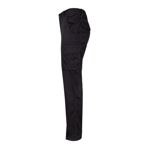VL PAN. Calças stretch multibolsos (290g/m²), em algodão (46%), EME (38%) e poliéster (16%)