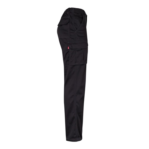 VL PAN. Calças stretch multibolsos (290g/m²), em algodão (46%), EME (38%) e poliéster (16%)