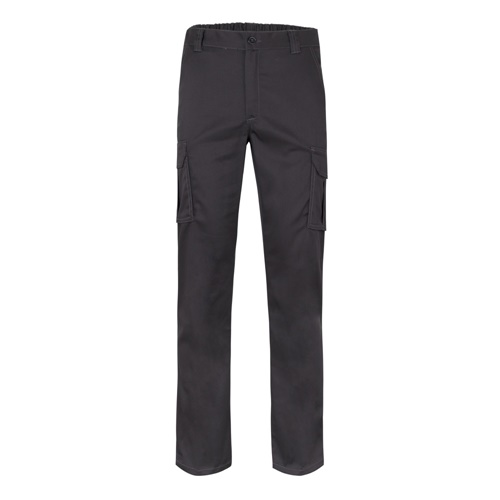 VL PAN. Calças stretch multibolsos (290g/m²), em algodão (46%), EME (38%) e poliéster (16%)