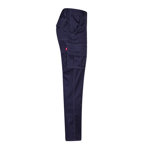 VL PAN. Calças stretch multibolsos (290g/m²), em algodão (46%), EME (38%) e poliéster (16%)