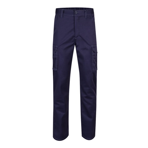 VL PAN. Calças stretch multibolsos (290g/m²), em algodão (46%), EME (38%) e poliéster (16%)