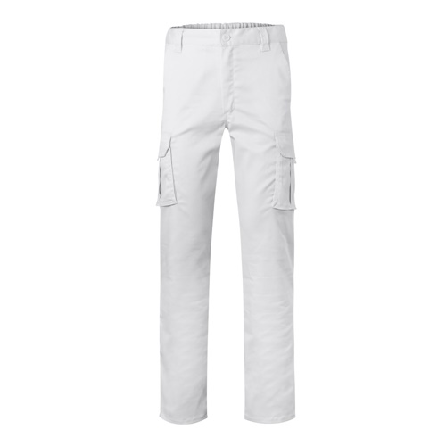 VL PAN. Calças stretch multibolsos (290g/m²), em algodão (46%), EME (38%) e poliéster (16%)