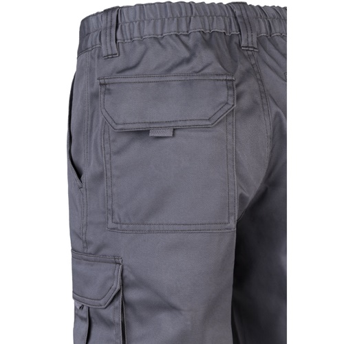VL PAN. Calças stretch multibolsos (290g/m²), em algodão (46%), EME (38%) e poliéster (16%)