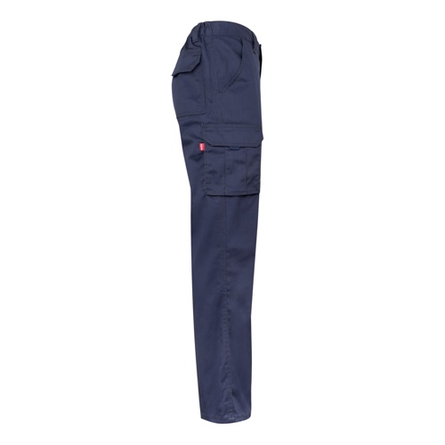 VL PAN. Calças stretch multibolsos (290g/m²), em algodão (46%), EME (38%) e poliéster (16%)