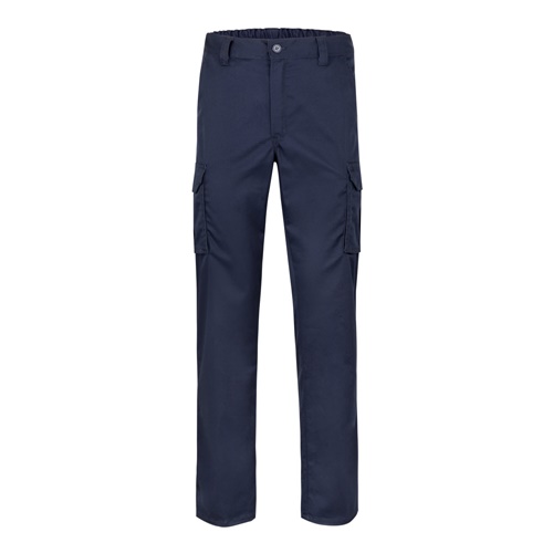 VL PAN. Calças stretch multibolsos (290g/m²), em algodão (46%), EME (38%) e poliéster (16%)
