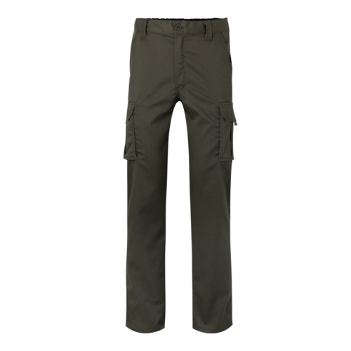 VL PAN. Calças stretch multibolsos (290g/m²), em algodão (46%), EME (38%) e poliéster (16%)