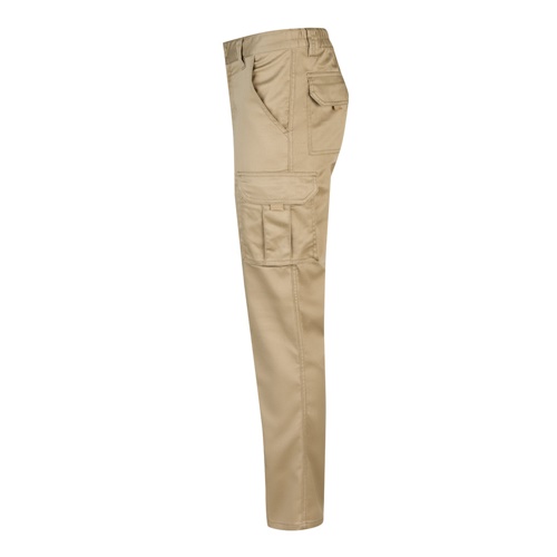 VL PAN. Calças stretch multibolsos (290g/m²), em algodão (46%), EME (38%) e poliéster (16%)