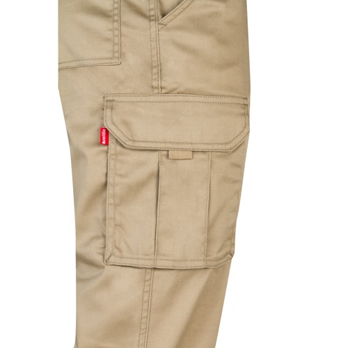VL PAN. Calças stretch multibolsos (290g/m²), em algodão (46%), EME (38%) e poliéster (16%)