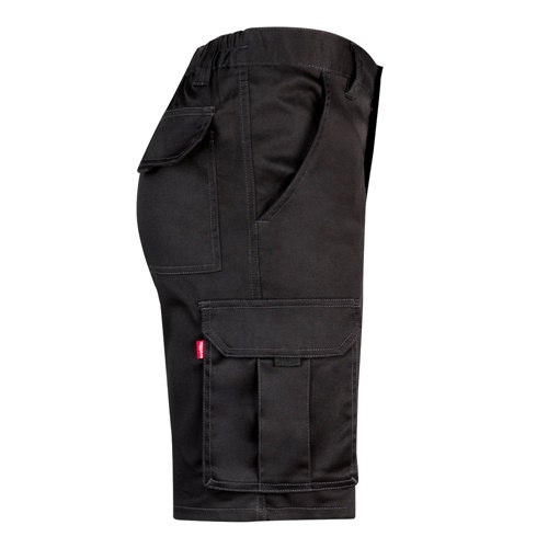 VL HEBE. Bermudas stretch multibolsos (240g/m²), em algodão (46%), EME (38%) e poliéster (16%)