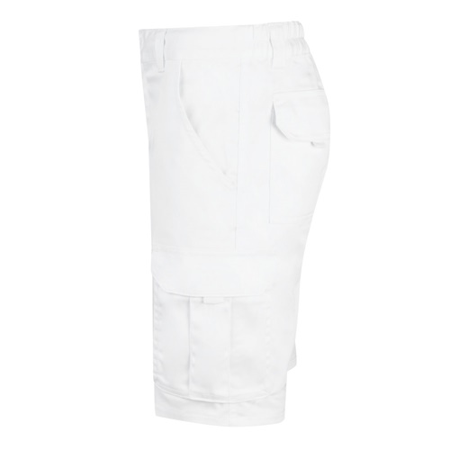 VL HEBE. Bermudas stretch multibolsos (240g/m²), em algodão (46%), EME (38%) e poliéster (16%)