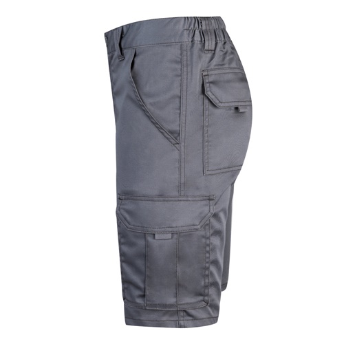VL HEBE. Bermudas stretch multibolsos (240g/m²), em algodão (46%), EME (38%) e poliéster (16%)