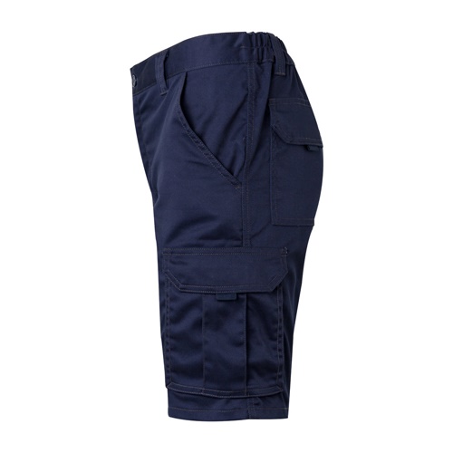 VL HEBE. Bermudas stretch multibolsos (240g/m²), em algodão (46%), EME (38%) e poliéster (16%)
