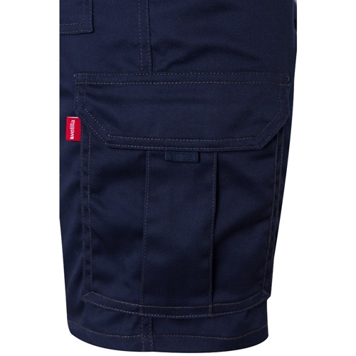 VL HEBE. Bermudas stretch multibolsos (240g/m²), em algodão (46%), EME (38%) e poliéster (16%)