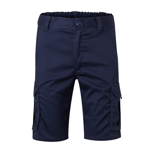 VL HEBE. Bermudas stretch multibolsos (240g/m²), em algodão (46%), EME (38%) e poliéster (16%)