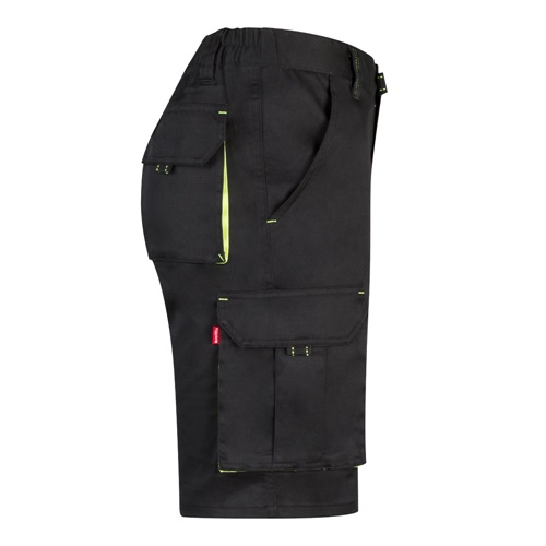 VL HEMERA. Bermudas stretch bicolor multibolsos (240g/m²), em algodão (46%), EME (38%) e poliéster (16%)