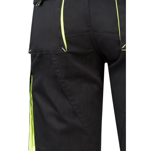 VL HEMERA. Bermudas stretch bicolor multibolsos (240g/m²), em algodão (46%), EME (38%) e poliéster (16%)