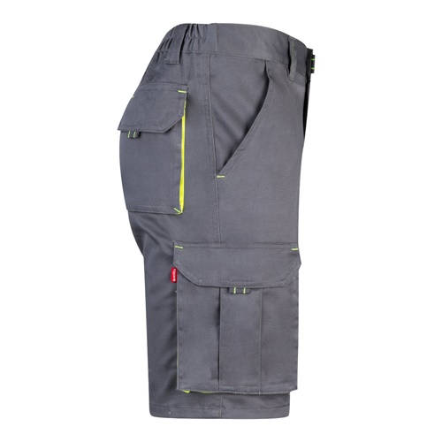 VL HEMERA. Bermudas stretch bicolor multibolsos (240g/m²), em algodão (46%), EME (38%) e poliéster (16%)