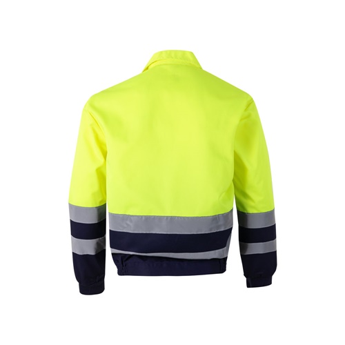 VL NEPTUNE LARGE. Casaco bicolor de sarja (210g/m²) em poliéster (80%) e algodão (20%)