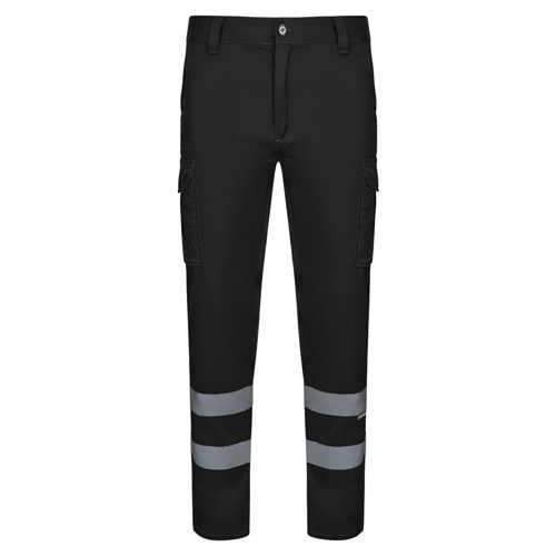 VL DIONYSUS. Calças stretch multibolsos (240g/m²), em algodão (46%), EME (38%) e poliéster (16%)