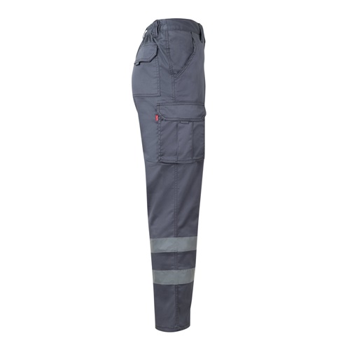 VL DIONYSUS. Calças stretch multibolsos (240g/m²), em algodão (46%), EME (38%) e poliéster (16%)