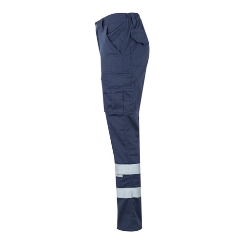 VL DIONYSUS. Calças stretch multibolsos (240g/m²), em algodão (46%), EME (38%) e poliéster (16%)
