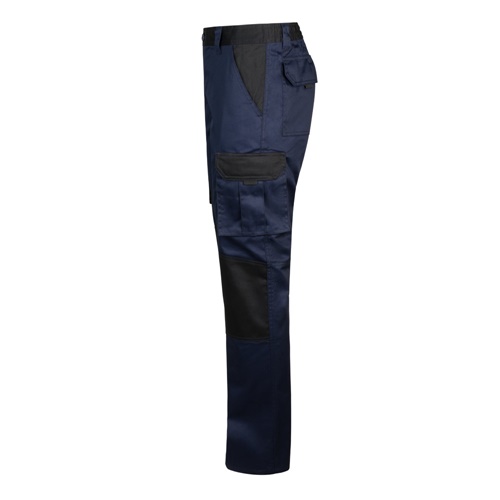 VL NJORD. Calças bicolor em sarja multibolsos (240 g/m²), em algodão (35%) e poliéster (65%)