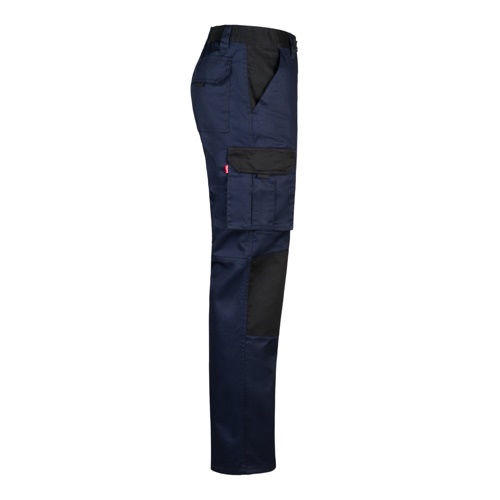 VL NJORD. Calças bicolor em sarja multibolsos (240 g/m²), em algodão (35%) e poliéster (65%)